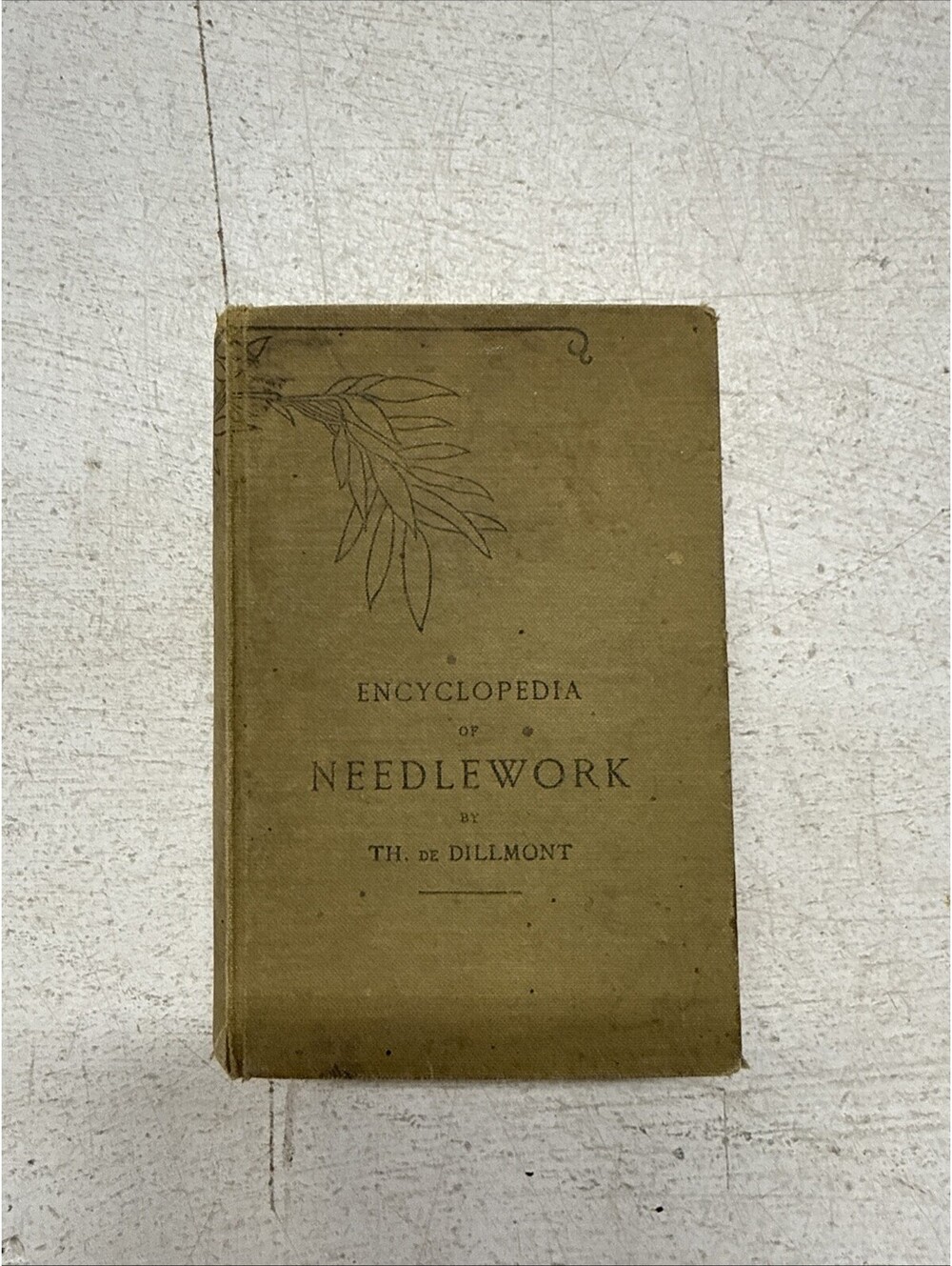 DMC Encyclopedia of Needlework Mini 1910 Gold Edges Priscilla